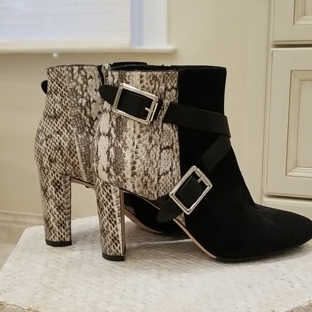 Jimmy Choo snakeskin boots size 38.5